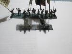 Minature Toy Soldiers- Spanish with Flags/ Cannons 5pc
