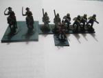 Minature Metal Toy Soldiers- Spanish Soldiers 4 pcs.