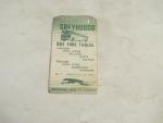 Greyhound Bus Time Tables- Chicago 6/22/1950