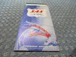 Scandinavian Airlines Complete Ticketing 5/1/1955