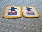 U.S. Mail Postal Carriers Patches- Lot of Two