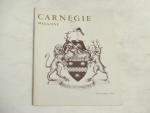 Carnegie Magazine 11/1958- Coat of Arms Wm. Pitt