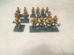 Crossbow Metal Toy Soldier 54mm. Lot of 7 pieces