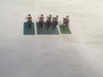 Spanish on Horse Metal Toy Soldiers 54 mm Lot of 3 pcs