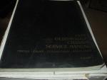 Oldsmobile 1985- Chassis Service Manual- Cutlass