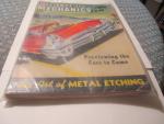 Science & Mechanics 8/1949 Art of Metal Etching