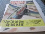 Popular Science 5/1950 Jet Liners Flying 500 M.P. H.