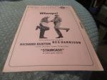 Staircase- Movie Pressbook 1969- Richard Burton