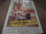 Crazy Mama 1975  Original One Sheet- Cloris Leachman