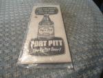 Fort Pitt Beer 1950's Community Song Sheet/Promotion