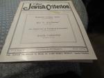 The Jewish Criterion 2/26/1932 Benjamin Cardoza