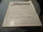 The Jewish Criterion 7/14/1933 Peace and Hitler