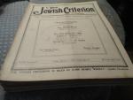 The Jewish Criterion 1/1/1932  Peril of Adolph Hitler