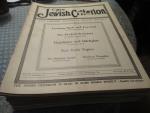 The Jewish Criterion 8/21/1931 Looking Back & Forward
