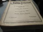 The Jewish Criterion 11/14/1930 Jews Swept into Office