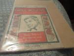 Will Rogers 1936 Memorial Issue- Humorist/Entertainer