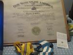 Boy Scouts- Silver Beaver Certificate & Medals 1960