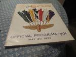 Indianapolis 500 Official Program 5/1959 43rd Annual