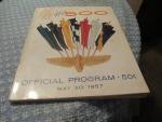 Indianapolis 500 Official Program 5/1957 41st Year