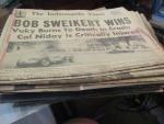 Indianapolis Star 5/30/1955- Bob Sweiker wins Indy 500