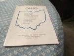State of Ohio Tourist Information 1950's Columbus