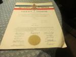 Boy Scouts Troop Charter Certificate 1963 Pittsburgh