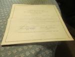 Corinthian Baptist Church 1958 Certificate of Election