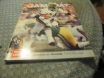NFL Game Day Magazine 12/1984 Steelers vs. Browns
