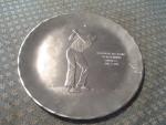 Wendell August Forge 1993- 8 1/2 Plate Golf Award