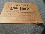 Horseshoe Bar and Grill- Pittsburgh, Pa- Advertising