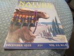Nature Magazine 12/1933- Camel Travel in Middle East