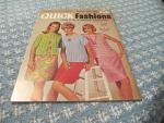 Coats and Clark Booklet # 185- Quick Fashions 1968