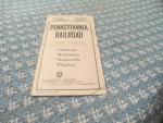 Pennsylvania Railroad 4/1938 Time Table- Pittsburgh