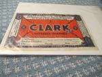 Clark Candy Wrapper Certificate- D.L. Clark Co.