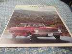 Chevy II Advertising Literature- Tech. Information 1965