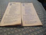 New Castle Consistory AASR 1961 Song Book Lot of 2