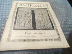 Antiques Magazine 2/1922 Bed Curtains with Valance