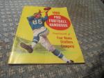 Pro Football Handbook 1960- Four Roses Distillers