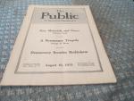 The Public Journal 8/10/1918 Raw Materials and Peace
