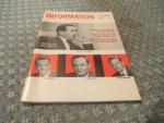 Information Magazine 9/1959 News Analysts Review