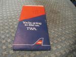 TWA Passenger Boarding Pass & Baggage Ticket 1976