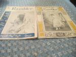 The Rambler Magazine (Front Cover Only) Lot of 6
