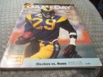 NFL Gameday Magazine 9/1984 Steelers vs, Rams