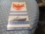 United States Lines 1957-s.s. United States-Deck Plan