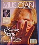 "Musician" Sting on Cover Dec. 1987
